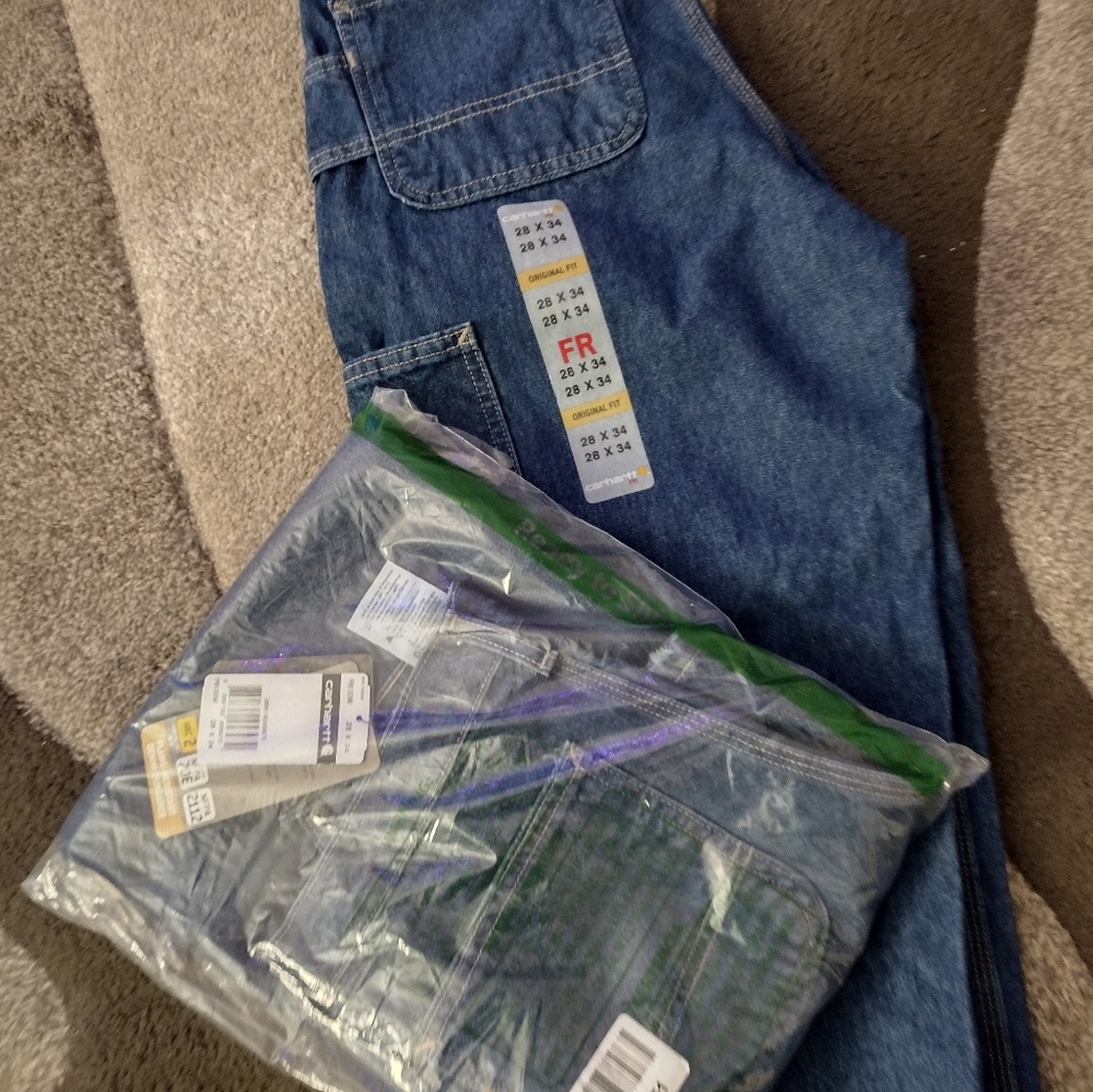 Carhartt flame retardant jeans 28x34